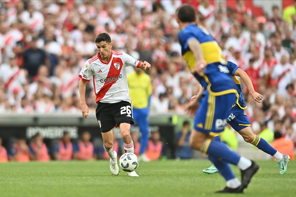 River y Boca igualaron 1 a 1 en el Monumental.