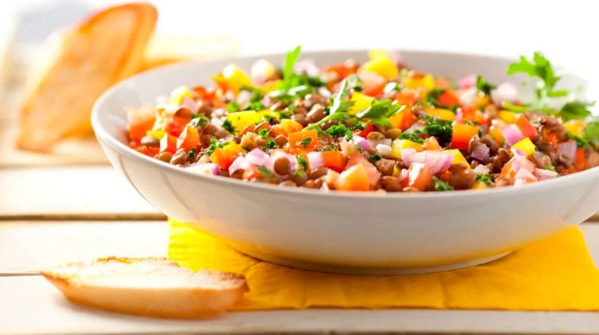 Ensalada de lentejas