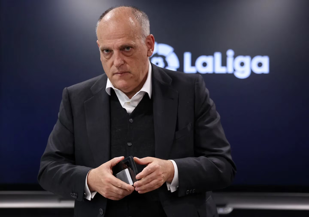 Javier Tebas, presidente de La Liga de España.