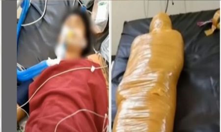 Creyeron que murió de covid-19 y en el hospital lo envolvieron con cinta de embalaje como una momia Creyeron que murió de covid-19 y en el hospital lo envolvieron con cinta de embalaje como una momia