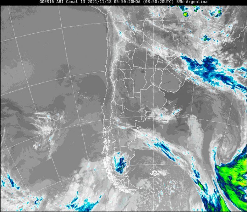 Imágenes satelitales.