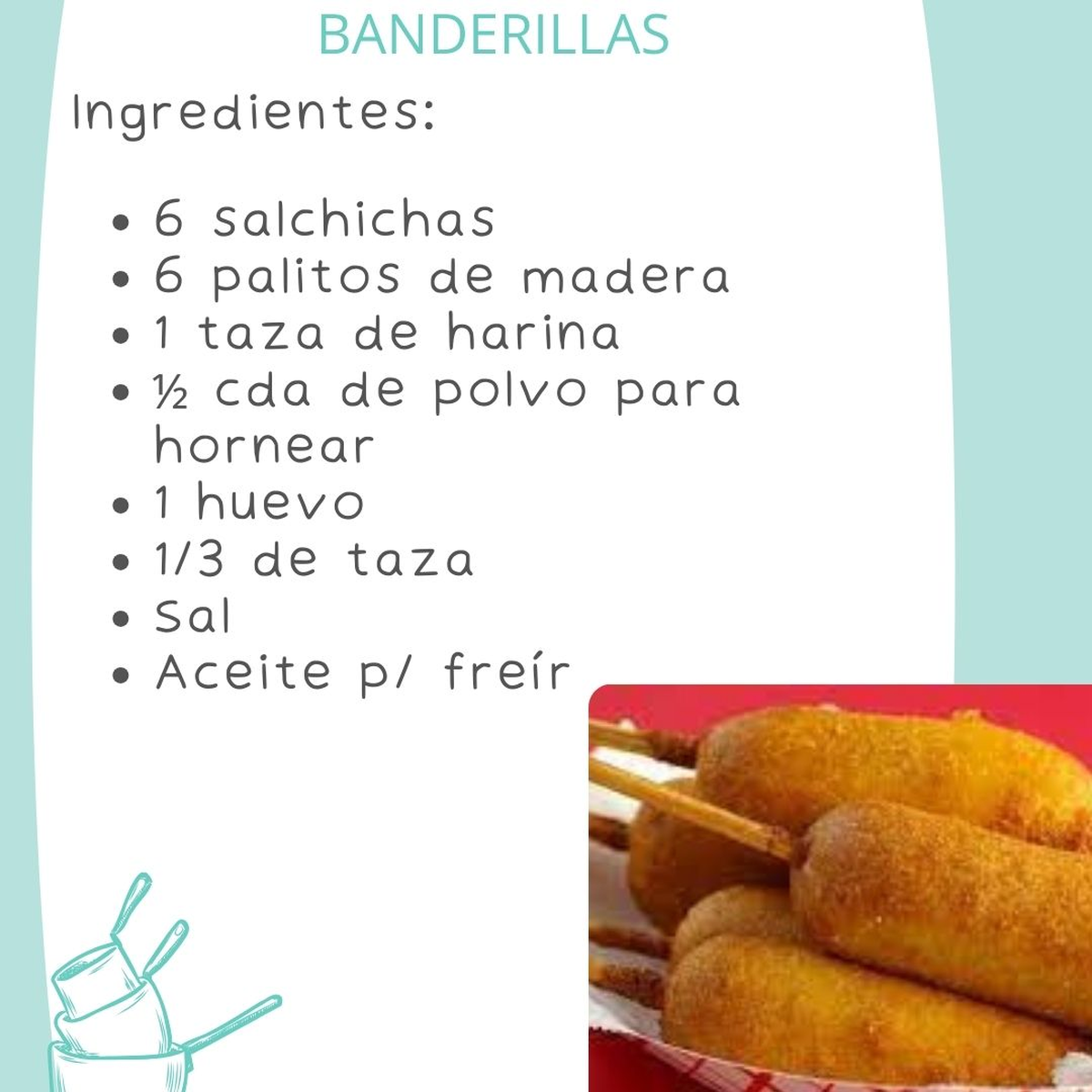 Cómo hacer banderillas fáciles y económicas en casa