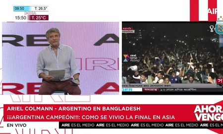 Es algo inexplicable lo que pasa acá, dijo en AIRE el preparador físico argentino, Ariel Colmann, que vive en Bangladesh. Es algo inexplicable lo que pasa acá, dijo en AIRE el preparador físico argentino, Ariel Colmann, que vive en Bangladesh.