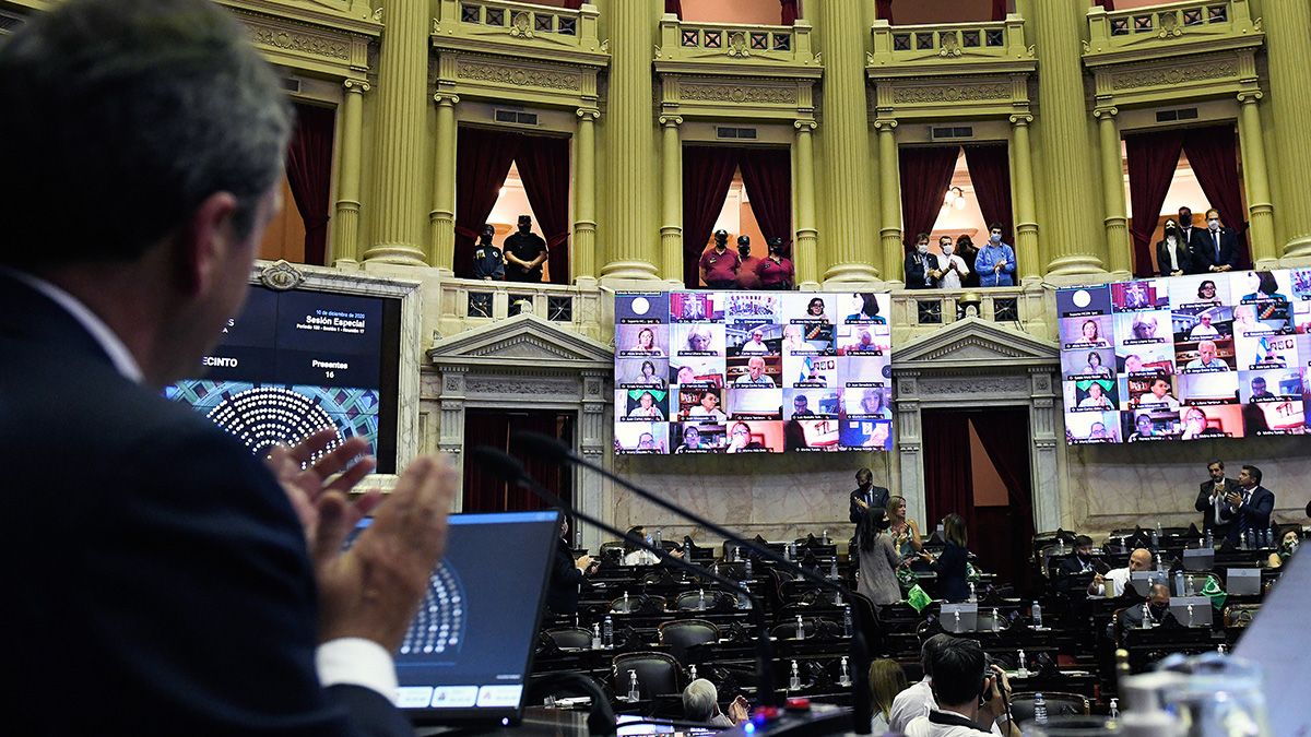 El aborto legal obtuvo media sanción este viernes en Diputados.