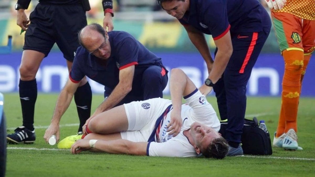 Tranquilidad en San Lorenzo: Gaich sufrió un esguince leve de tobillo