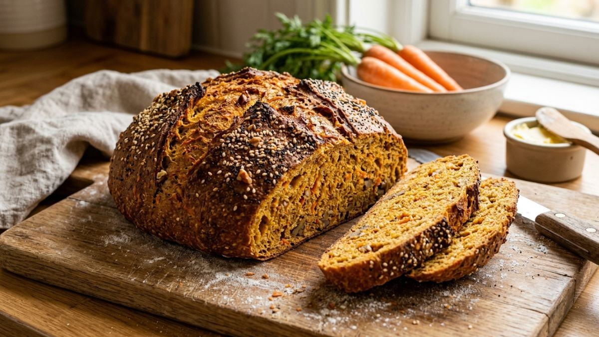 Pan de zanahoria en sartén: la receta con pocos ingredientes y que queda húmedo.