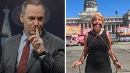 Cruce de alto voltaje: Nancy Pazos y Manuel Adorni, protagonizaron el duelo mediático del día. &nbsp;