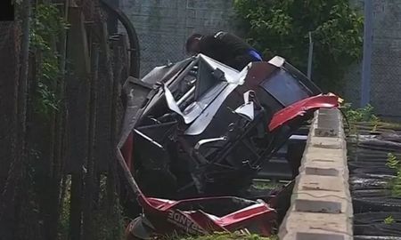 impactante accidente en el top race: un auto termino en la tribuna del autodromo de buenos aires impactante accidente en el top race: un auto termino en la tribuna del autodromo de buenos aires