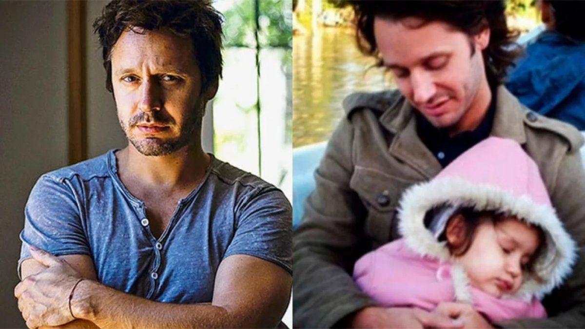 Benjamin Vicu&ntilde;a y su hija