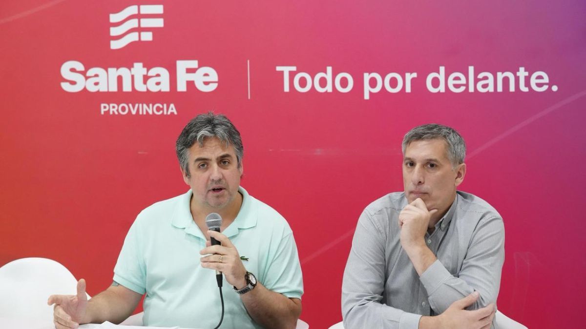 Los ministros Pablo Cococcioni y Pablo Olivares