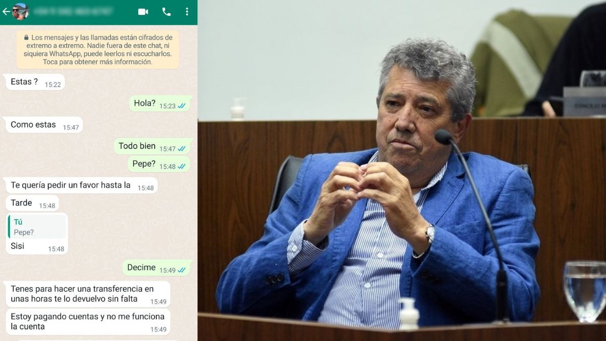 Así eran los mensajes que se enviaron a los contactos del periodista.