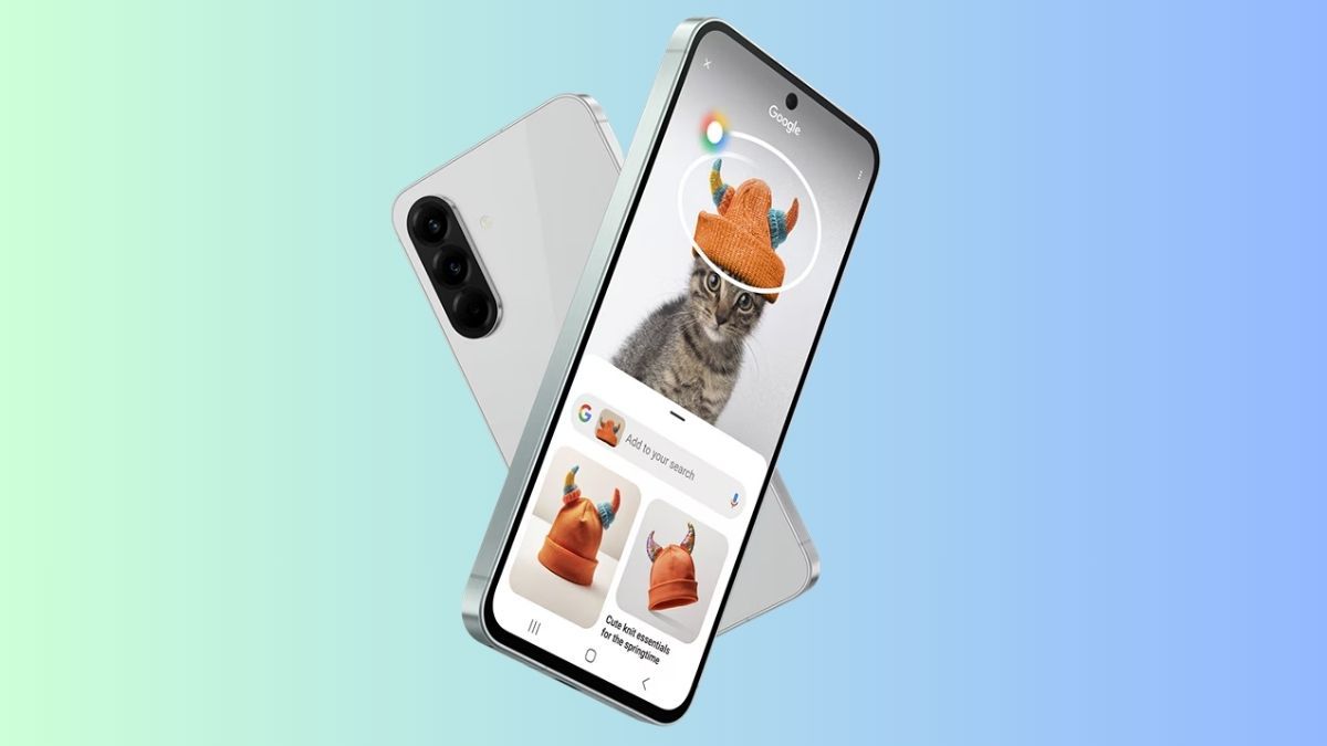 El Samsung Galaxy A56 5G incorpora funciones de inteligencia artificial para mejorar fotos y b&uacute;squedas en pantalla.