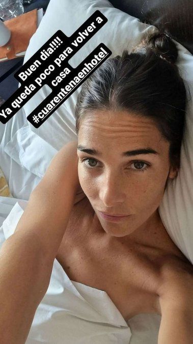 Juana Viale se desnudó en Instagram.