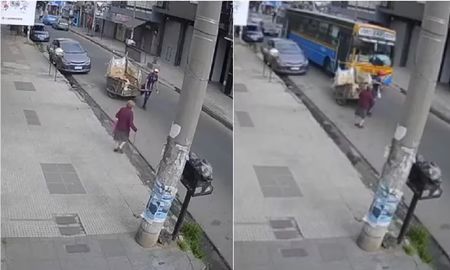 Impactante video: un colectivero atropelló a un cartonero y embistió a una jubilada en La Matanza Impactante video: un colectivero atropelló a un cartonero y embistió a una jubilada en La Matanza