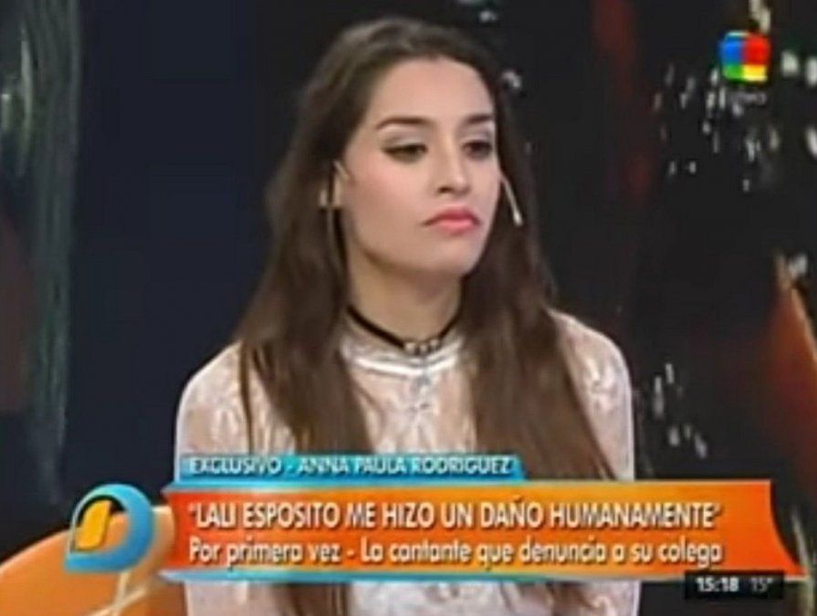 La participante de La Voz Argentina había denunciado a Lali Espósito.