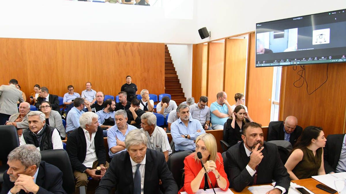 El juicio contra los exdirectivos de Vicentin se lleva adelante en los tribunales de Rosario.