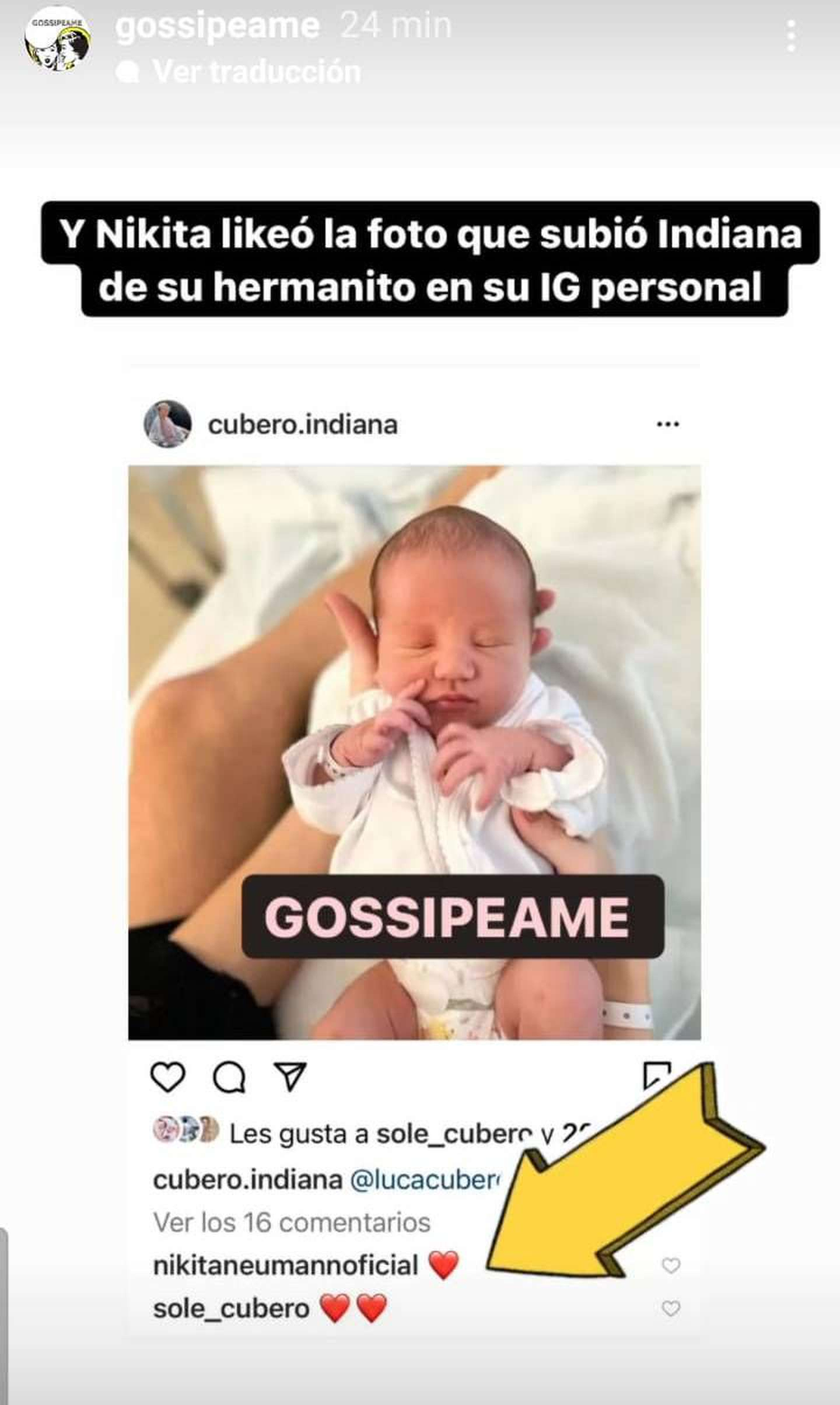 Mica Viciconte y Fabián Cubero se convirtieron en padres de Luca.