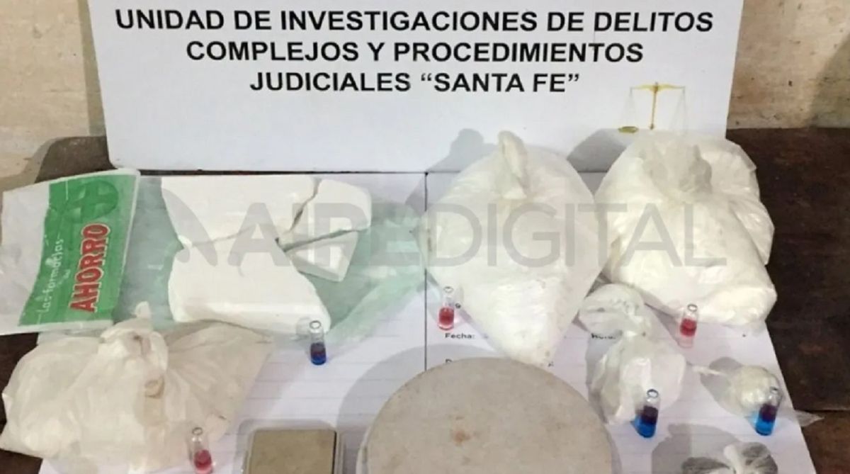 Cocaína y elementos de corte, el secuestro que hizo la Gendarmería en la casa de Frías.