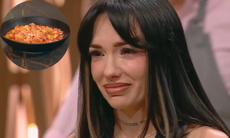 La Joaqui se quebró al presentar su plato en Masterchef Celebrity. La Joaqui se quebró al presentar su plato en Masterchef Celebrity.
