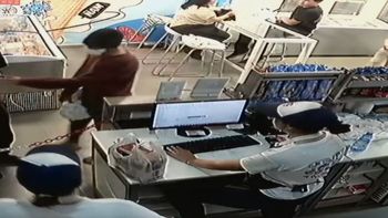 Santo Tomé: captura del video del ladrón en la heladería