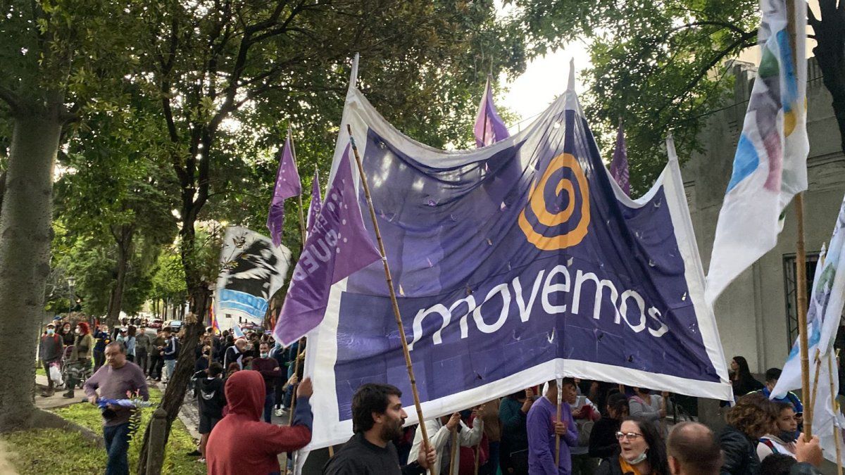 LAs organizaciones sociales nucleadas en Movemos se manifestaron frente a la Copal.