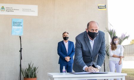 Tras inaugurar un Dispositivo de Abordaje Territorial en Rafaela, Perotti aseguró que las restricciones están dando resultados positivos. Tras inaugurar un Dispositivo de Abordaje Territorial en Rafaela, Perotti aseguró que las restricciones están dando resultados positivos.