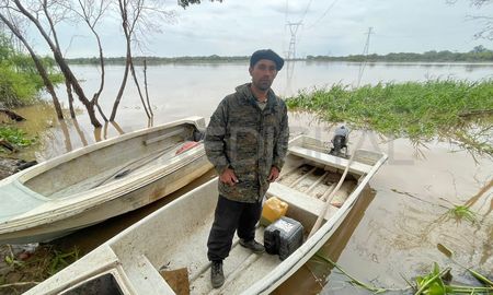 José Luis, primo del joven desaparecido en las aguas del Río Colastiné José Luis, primo del joven desaparecido en las aguas del Río Colastiné