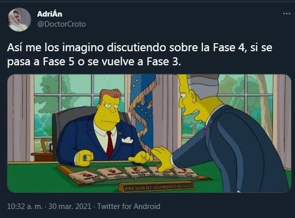 Tuits sobre la cuarentena en Buenos Aires