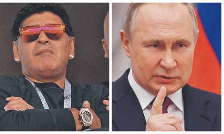 Estilo Diego: el día que Maradona suspendió una reunión con Putin y lo llamó reputin Estilo Diego: el día que Maradona suspendió una reunión con Putin y lo llamó reputin