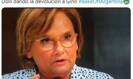 Bake Off: explotaron los memes por el extraño hábito de Dolli Irigoyen Bake Off: explotaron los memes por el extraño hábito de Dolli Irigoyen