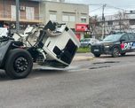 El accidente ocurrió en avenida López y Planes y Perú, en el norte de la ciudad de Santa Fe.