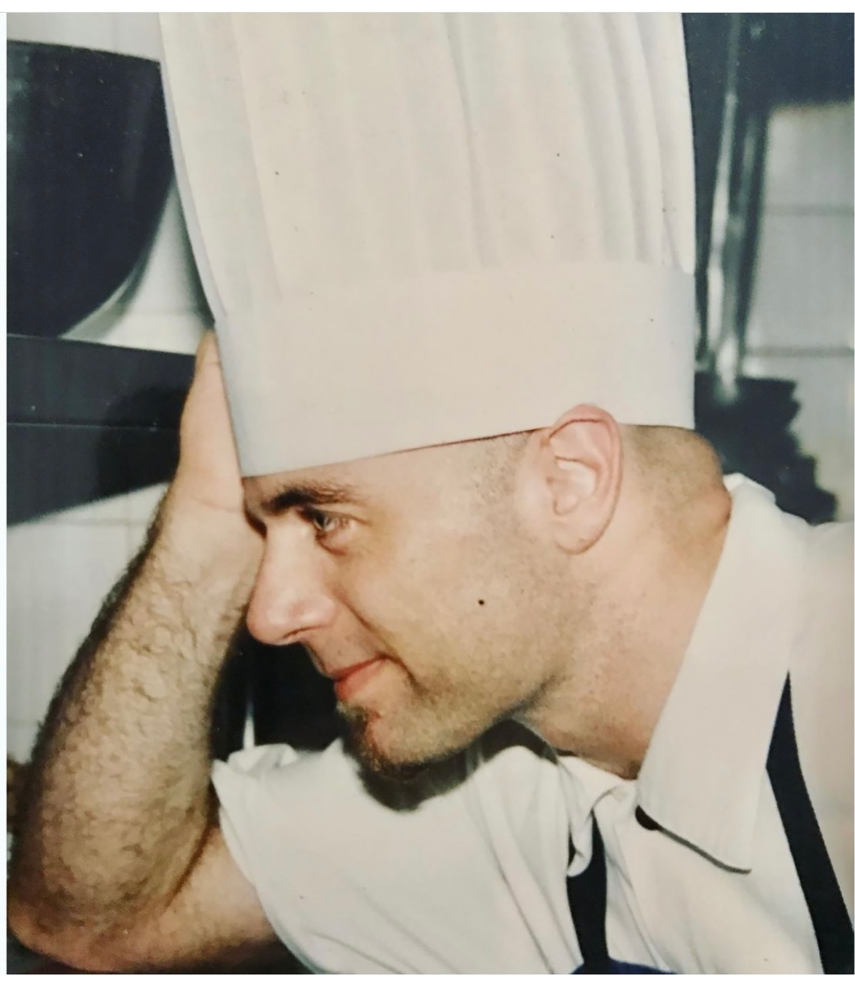 Germán Martitegui en sus comienzos de chef. Germán Martitegui en sus comienzos de chef. 