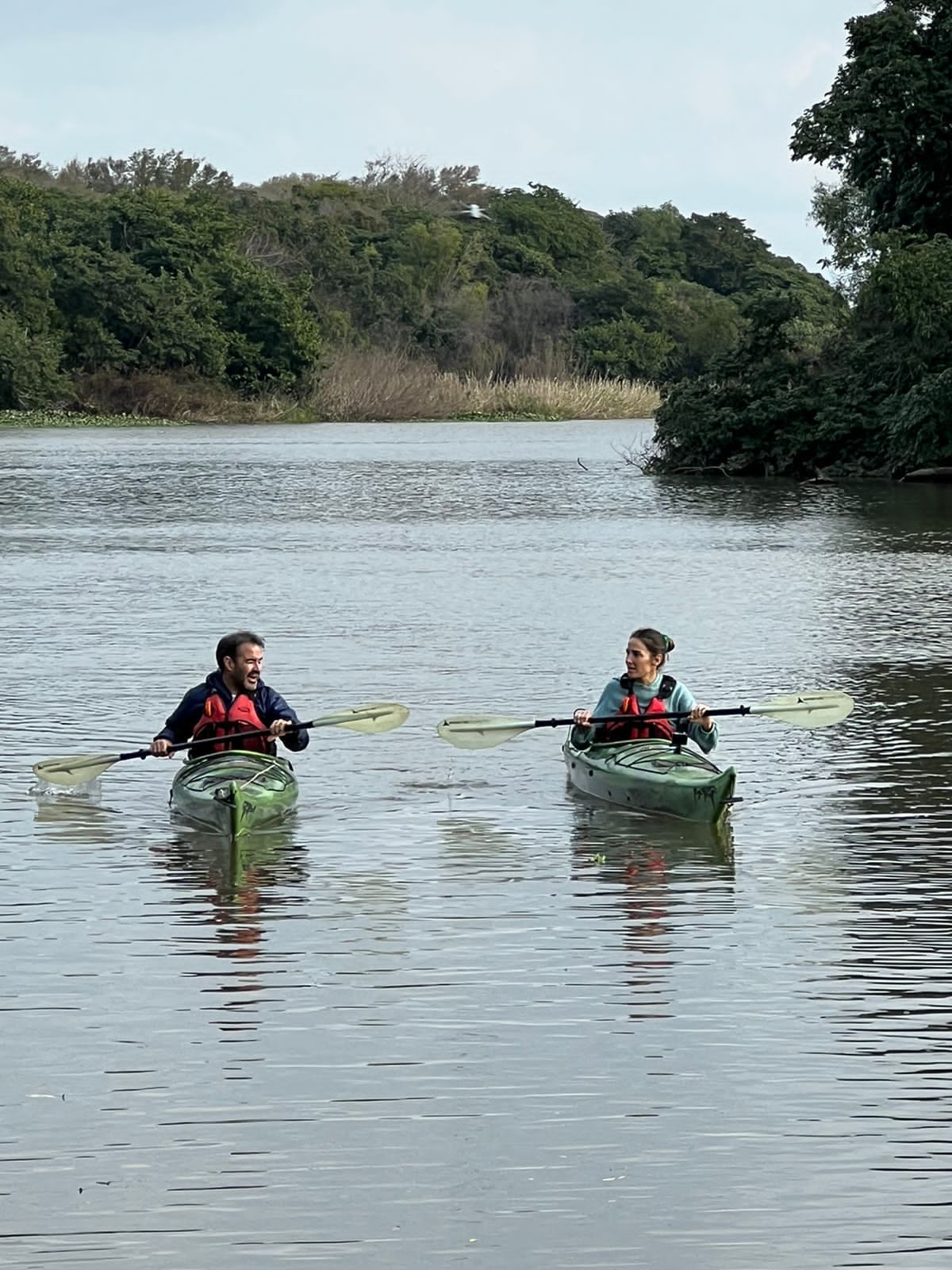 Juana Viale anduvo en kayak por el Río Uruguay. Juana Viale anduvo en kayak por el Río Uruguay.