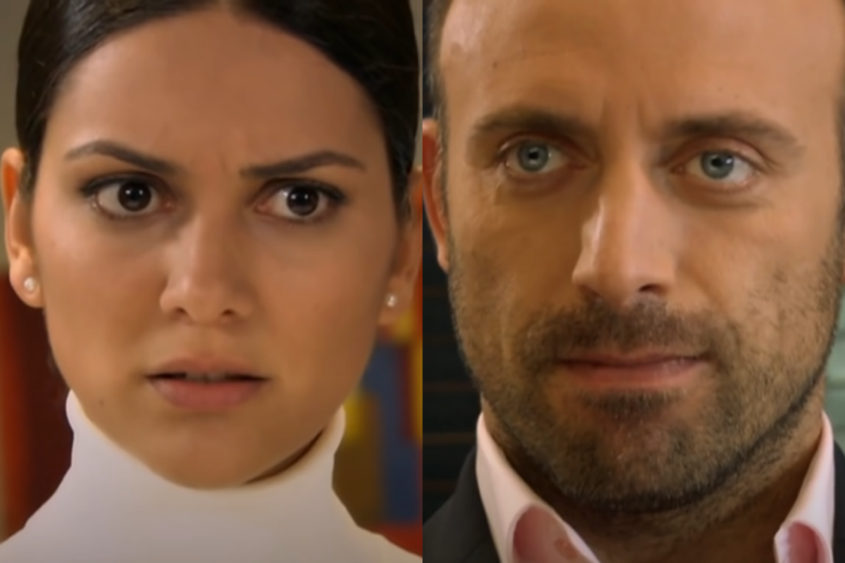 Bergüzar Korel y Halit Ergenç como Sherezade y Onur en Bergüzar Korel y Halit Ergenç como Sherezade y Onur en