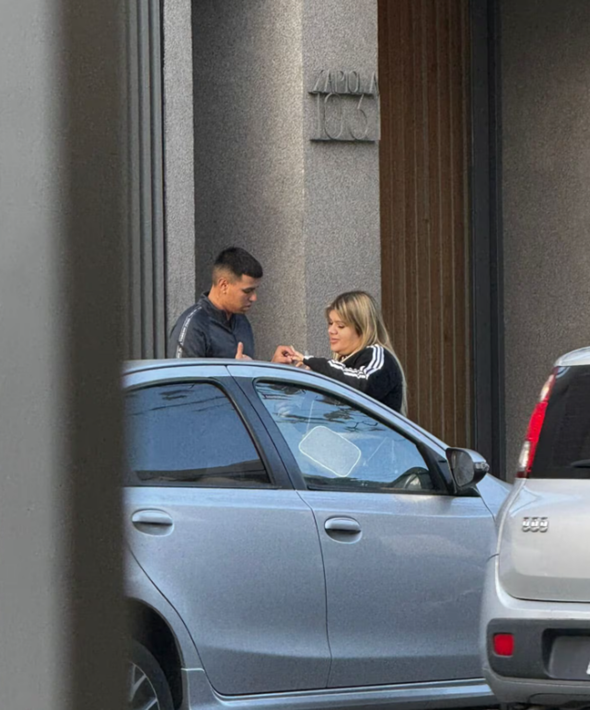 Morena Rial junto a su novio umbanda. Morena Rial junto a su novio umbanda.