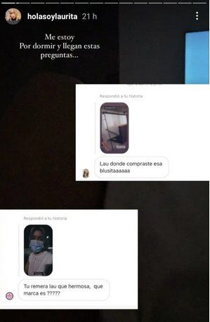 Laurita Fernández disparó contra los seguidores. 