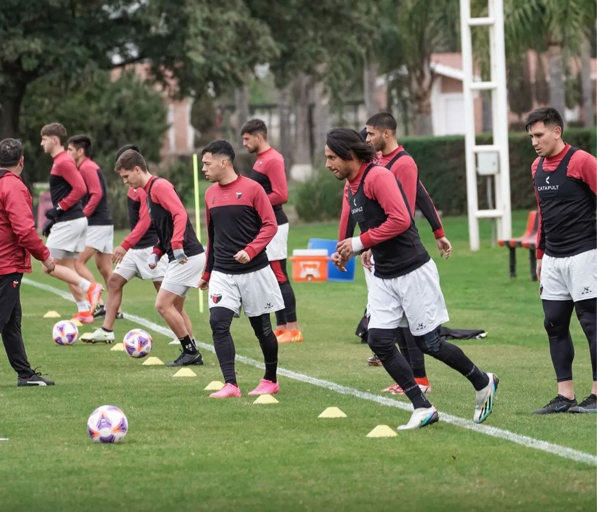 Entrenamiento de Colón.
