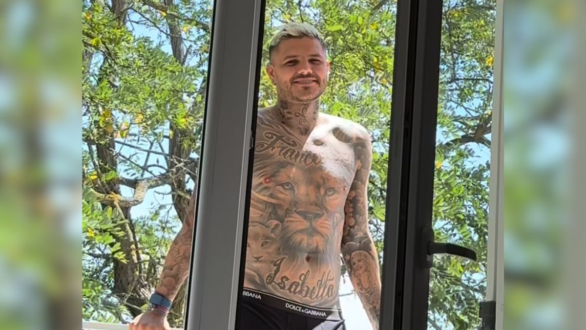 La China Suárez publicó una foto de Mauro Icardi recién levantado y un detalle no pasó desapercibido