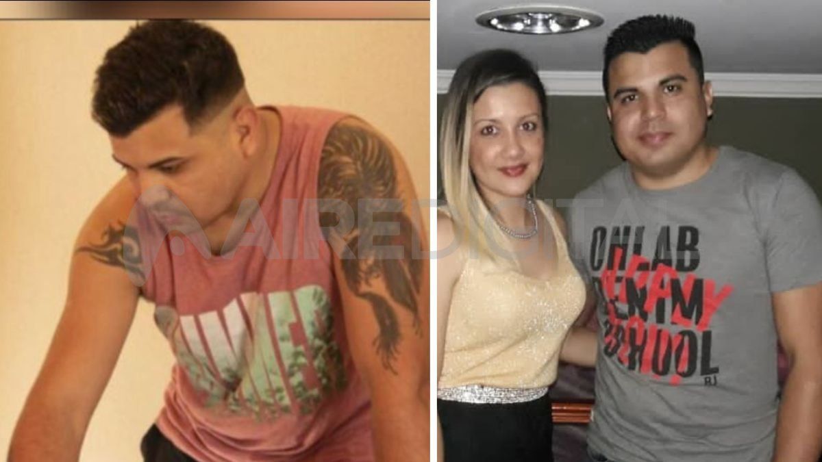 Diego Díaz tiene 33 años. En la foto de la derecha