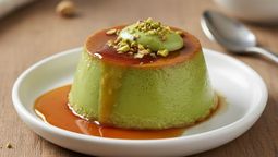 altText(Flan de pistacho: receta fácil con 5 ingredientes y listo en 35 minutos)}