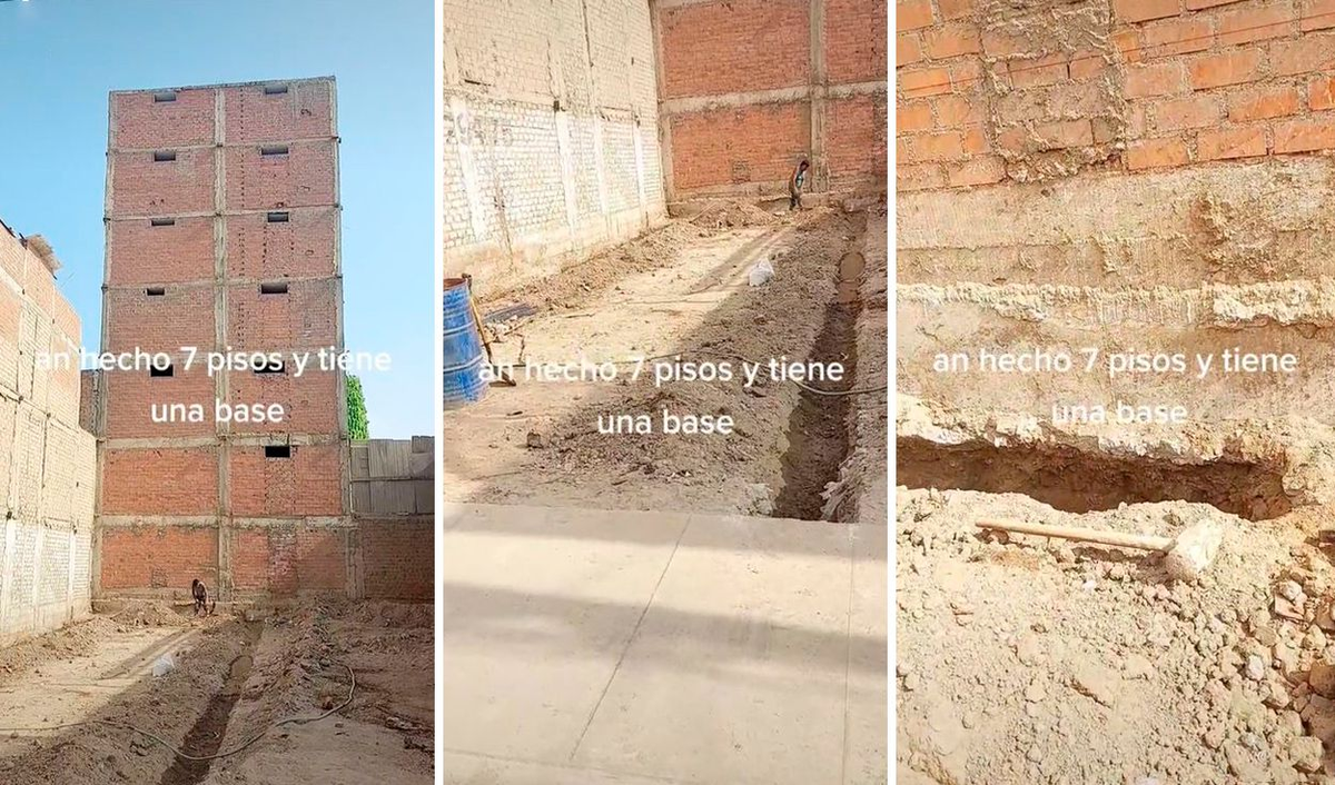 Un albañil encuentra un edificio de 7 pisos recién construido