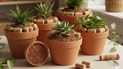 Poner corchos en las macetas de tus plantas: para qué sirve y cuáles son sus beneficios