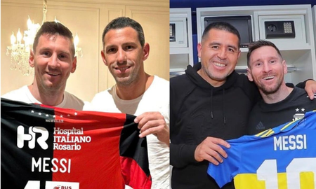 messi estara en la despedida de riquelme y lo esperan en rosario: los detalles messi estara en la despedida de riquelme y lo esperan en rosario: los detalles