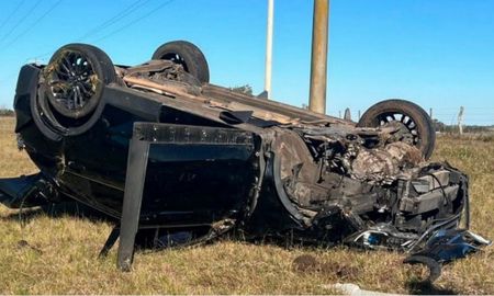 Maizon Rodríguez, el central de Unión, sufrió un accidente automovilístico este viernes por la tarde en Entre Ríos. Gentileza Radio Cristal Urdi Maizon Rodríguez, el central de Unión, sufrió un accidente automovilístico este viernes por la tarde en Entre Ríos. Gentileza Radio Cristal Urdi