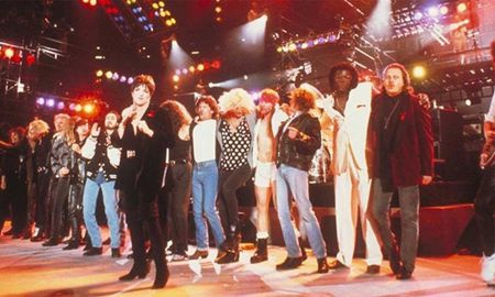 12 de febrero de 1992: Brian May, Roger Taylor y John Deacon anunciaron sus planes de montar el concierto 12 de febrero de 1992: Brian May, Roger Taylor y John Deacon anunciaron sus planes de montar el concierto