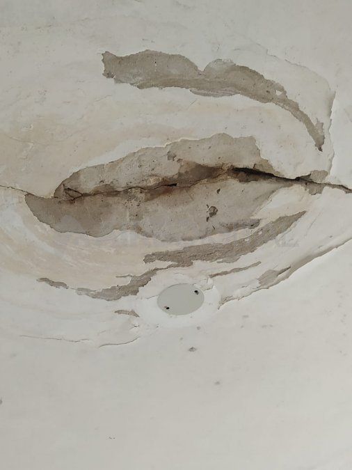 Techo del aula del tercer piso.