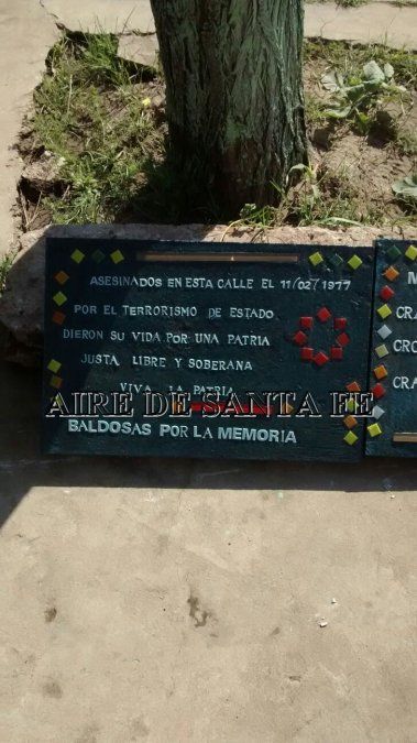 En Castelli 4531, se emplazaron las baldosas por Blanca Zapata, Enrique Ernesto Cortassa y Cristina Ruiz de Ziccardi. En Castelli 4531, se emplazaron las baldosas por Blanca Zapata, Enrique Ernesto Cortassa y Cristina Ruiz de Ziccardi. 