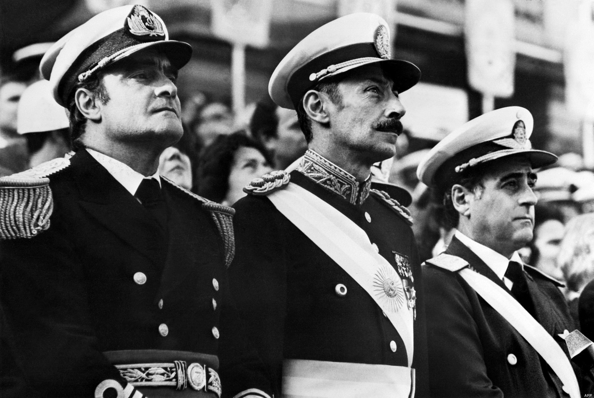 Jorge Rafael Videla y Emilio Eduardo Massera.