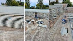 Delincuentes robaron siete aires acondicionados del centro de salud de barrio Pompeya.