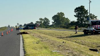 Accidente en Autopista Rosario Santa Fe
